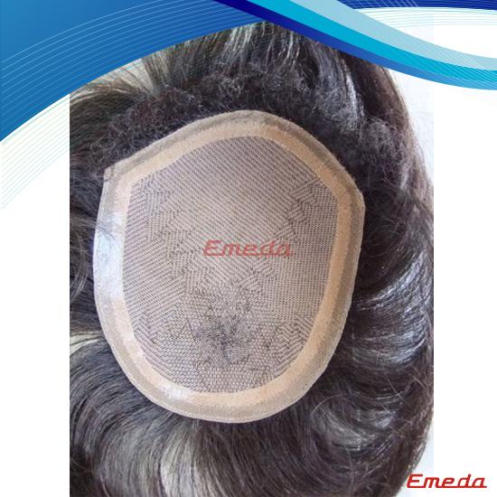 100 human hair mens toupee